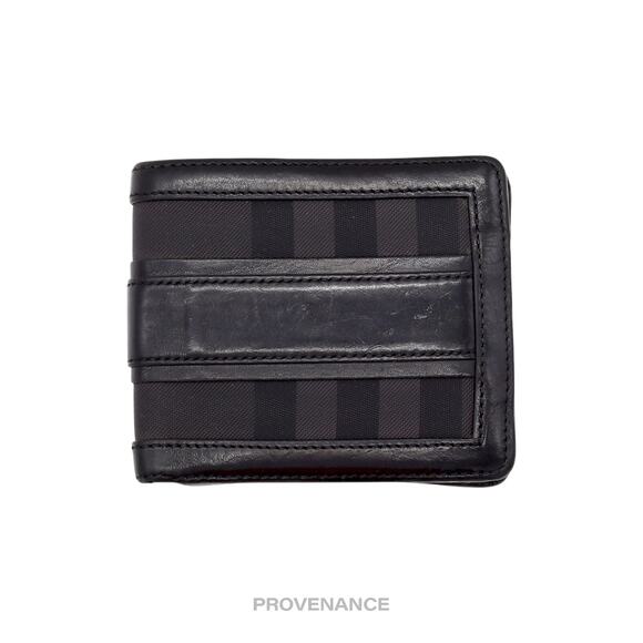 Burberry Other - 🔴 Burberry Bifold Wallet -  London Check Black Charcoal